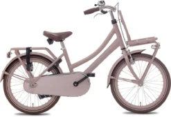 Valetta Cargo - Transportfiets - Meisjesfiets - 20 Inch - Mat Flamingo