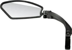 Fietsspiegel - Fietsspiegel Ebike - Links - Achteruitkijkspiegel - Fietsspiegel Op Stuur - Fiets Spiegel - Verstelbaar - Zwart - Stuurbevestiging - EJC Products