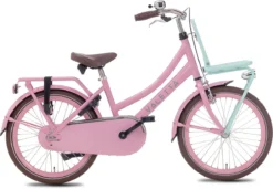 Valetta Cargo - Transportfiets - Meisjesfiets - 20 Inch - Mint Roze