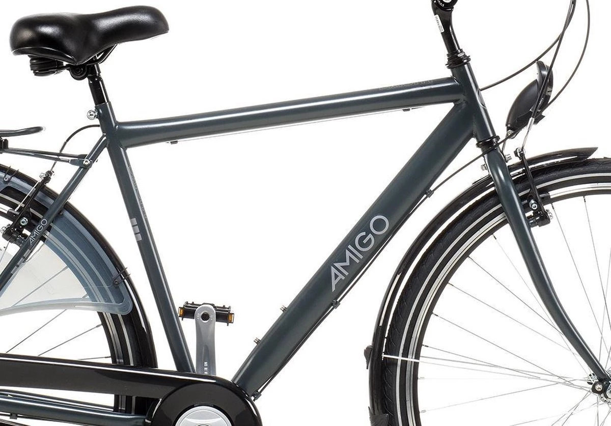 Amigo Bright - Herenfiets 28 Inch - Fiets Met 3 Versnellingen - Antraciet - Afbeelding 10