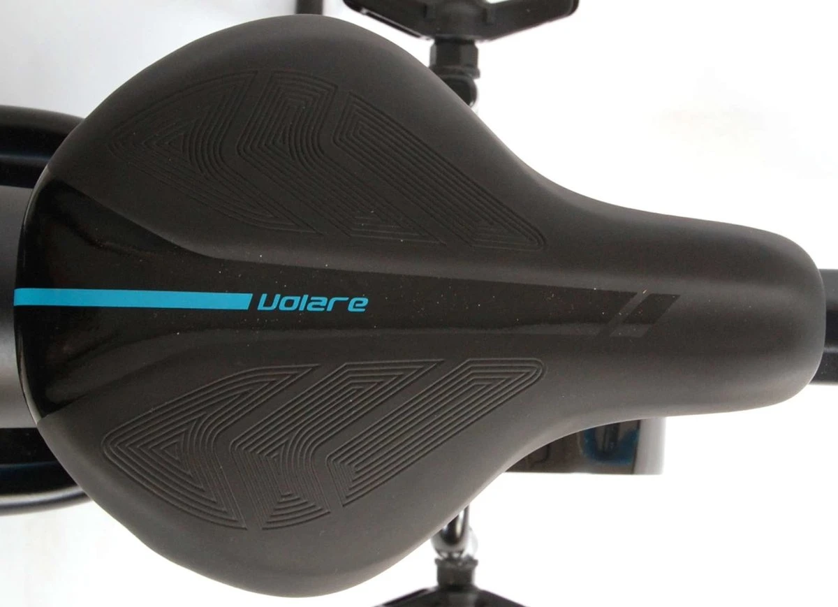 Volare Rocky Kinderfiets - 16 Inch - Zwart Blauw - 95% Afgemonteerd - Prime Collection - Afbeelding 5