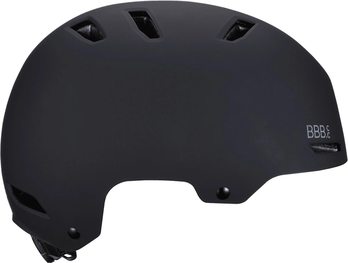 BBB Cycling Wave Kinderhelm Fiets - Fietshelm Kinderen - Sporthelm Kind - Mat Zwart - Maat M - BHE-150 - Afbeelding 12