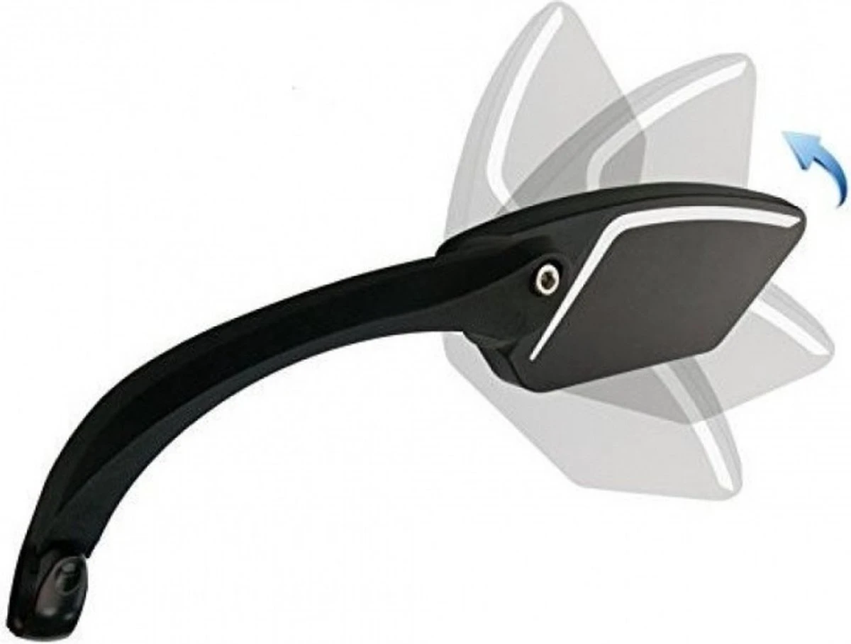 VWP Fietsspiegel - Links - E-bike - Fietsspiegel - Zwart - Afbeelding 2