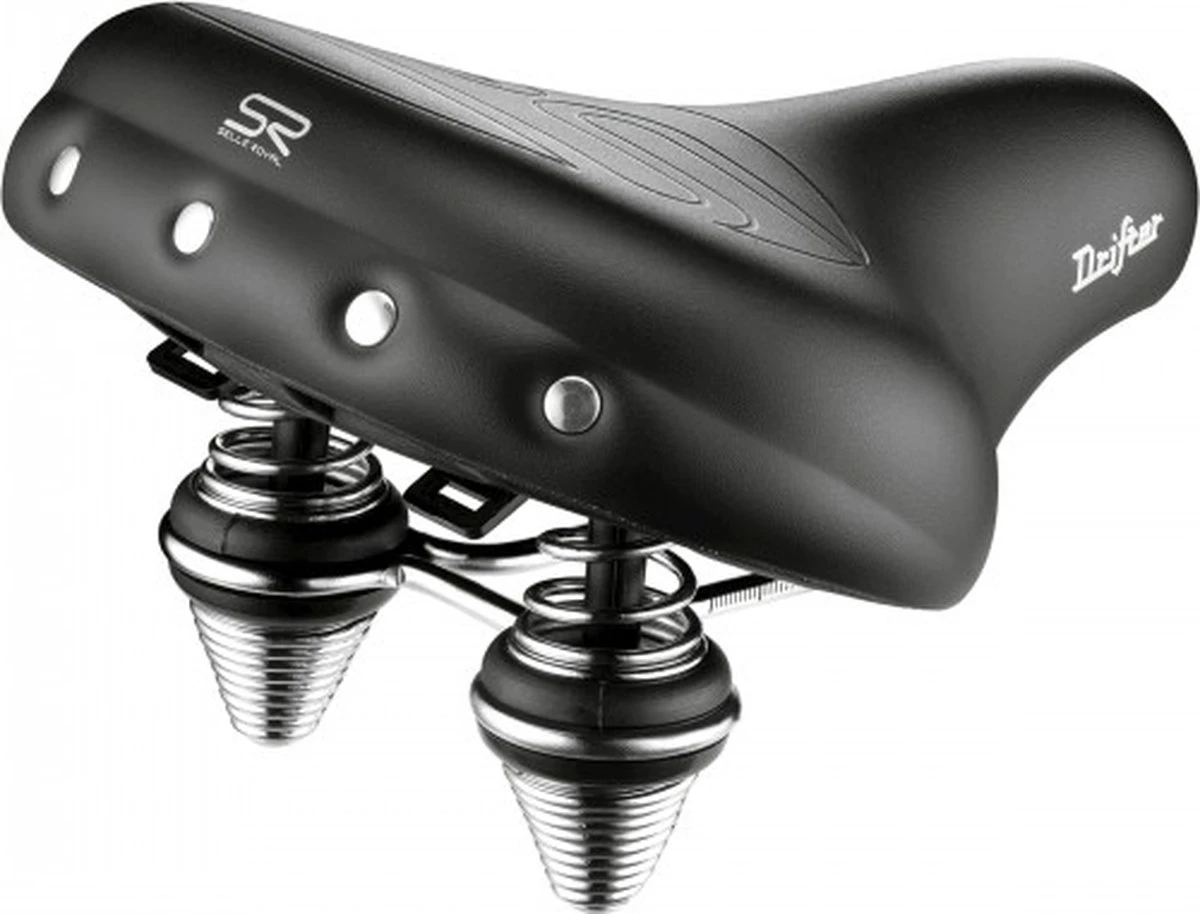 Selle Royal Zadel 5111 Drifter Plus Zwart, Zonder Strop. - Afbeelding 6