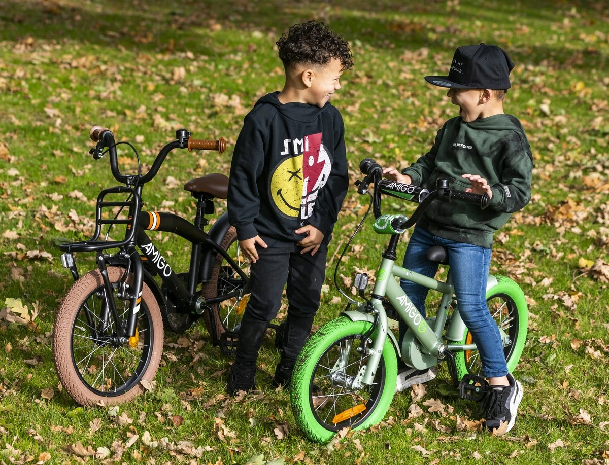 Amigo 2Cool Jongensfiets - Kinderfiets 20 Inch - Matzwart - Afbeelding 5