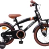 Amigo 2Cool Jongensfiets - Kinderfiets 16 Inch - Matzwart