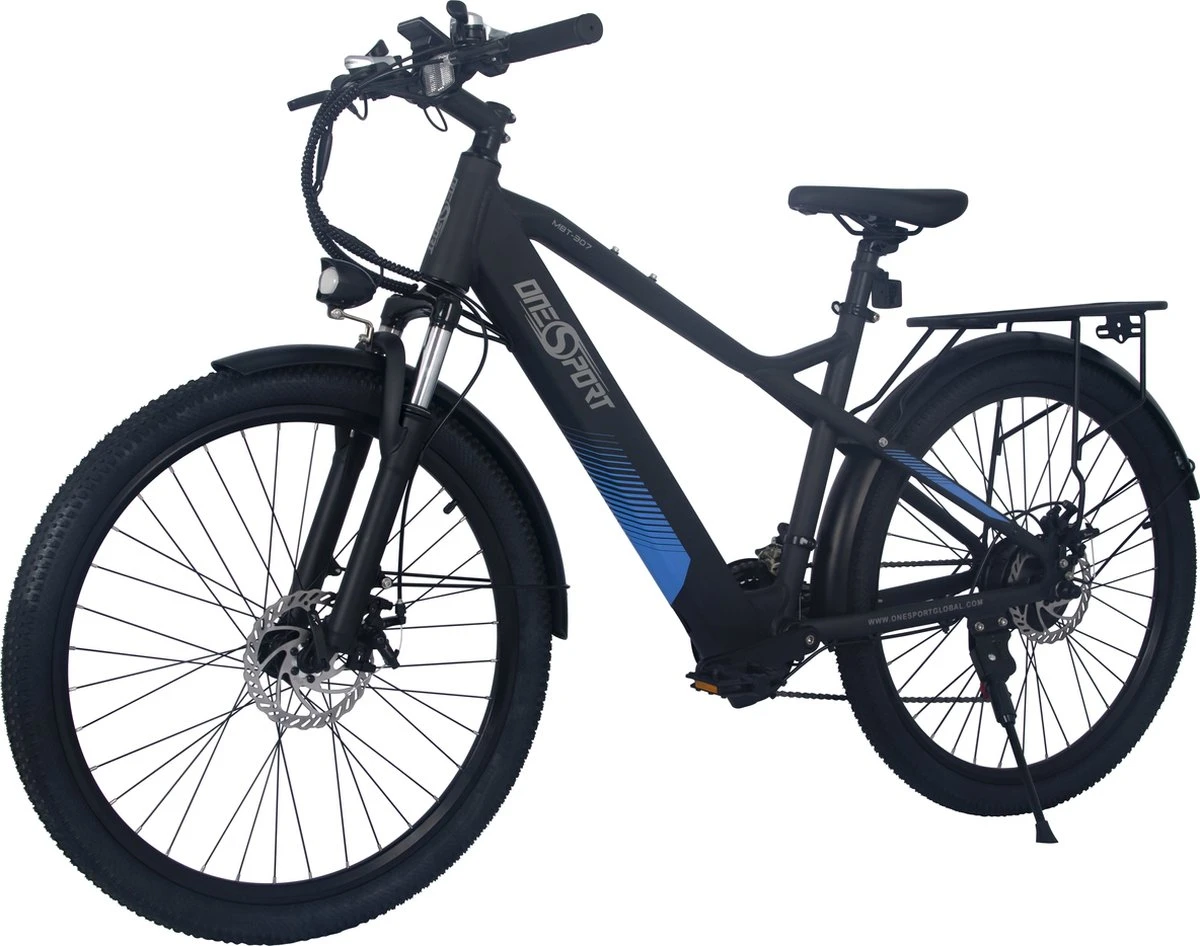 Elektrische Fiets Off-Road | E-Fietsen | Electric Mountain Bike | E-bike | 250W Motor | 26 Inch | Zwart BK7 - Afbeelding 9