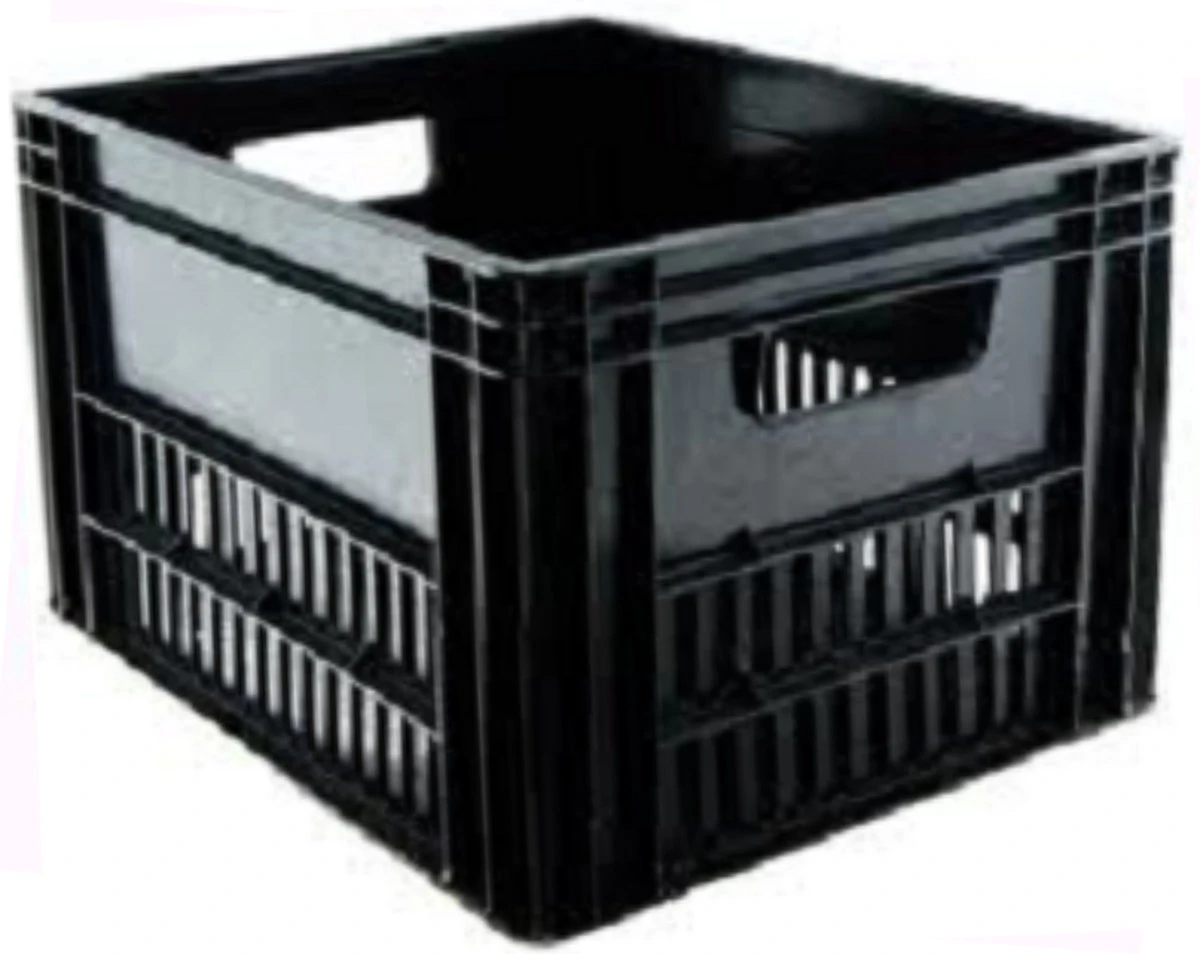 VWP Fietskrat - Kunststof - 40 Liter - Zwart - Afbeelding 3