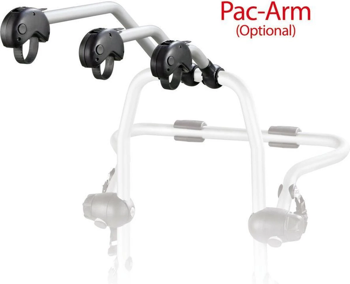 Fietsdrager Radius, Fietsenrek Achter - 2 Fietsen- (draagkracht 45kg TUV)- Achterklep- Elektrische Fiets - Afbeelding 2