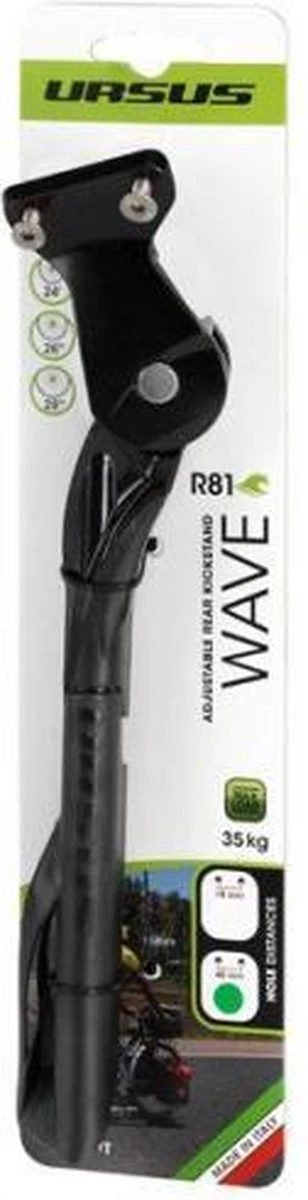 Achterstandaard Ursus Wave Met 40 Mm Plaat - Zwart - Afbeelding 6