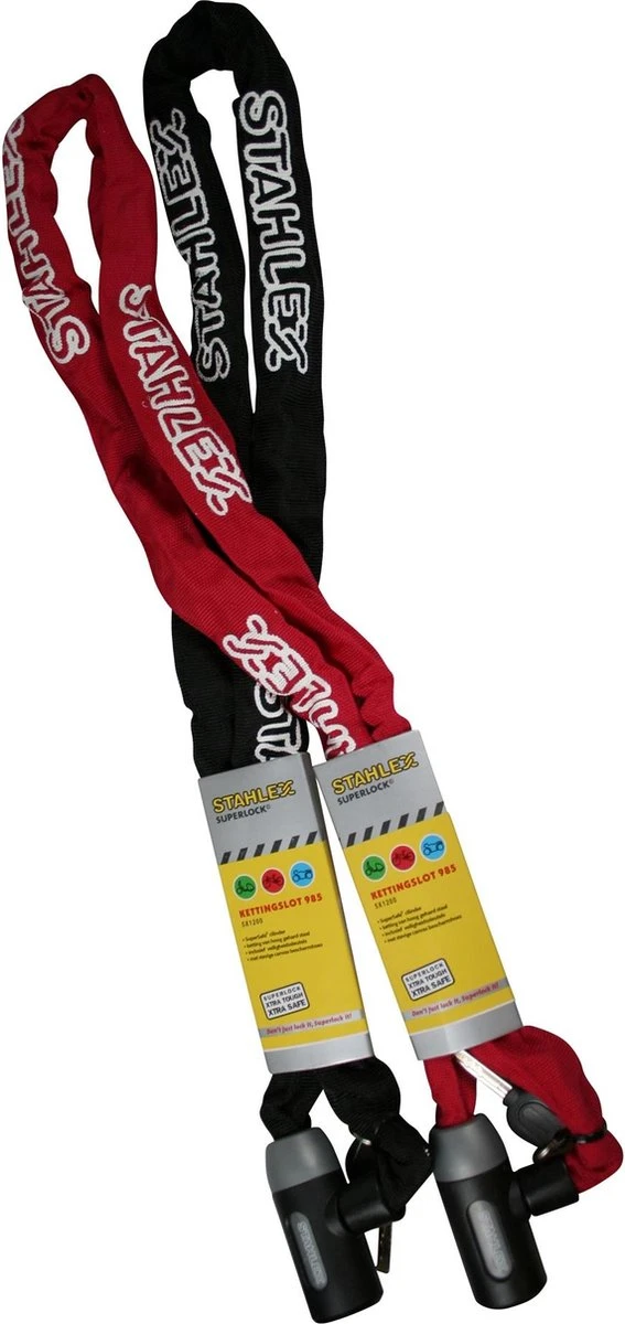 Benson Kettingslot 985 5 X 1200 Mm Zwart/rood - Afbeelding 5