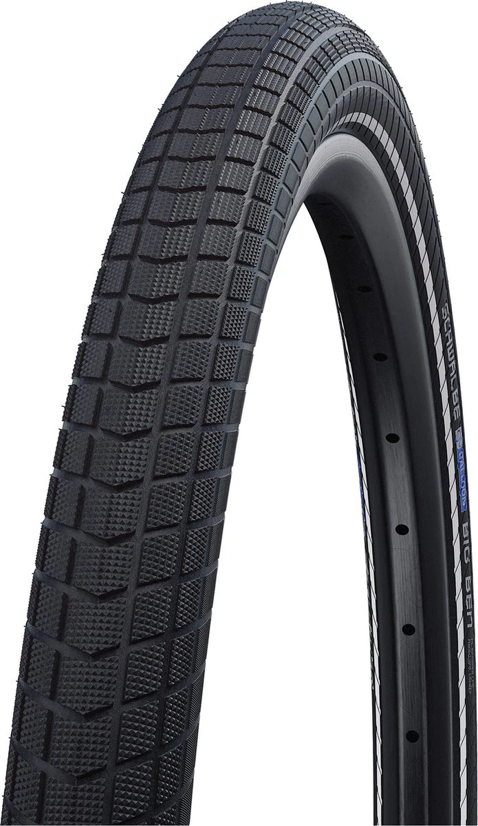 Schwalbe Buitenband - Big Ben Plus - 26 Inch X 2.15 - Zwart Reflecterend - Afbeelding 4