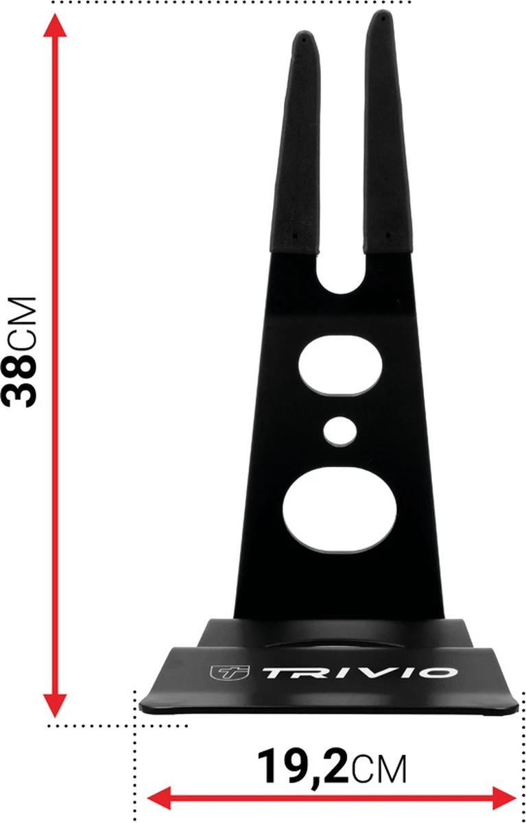 TRIVIO - Fietsstandaard - Zwart - Staal - Afbeelding 8