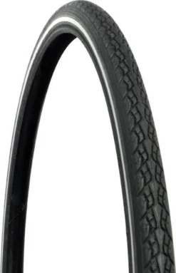 Dresco Anti-Lek Buitenband Metro Elite 28x1 5/8x 1 3/8 (37-622) Reflectie Zwart