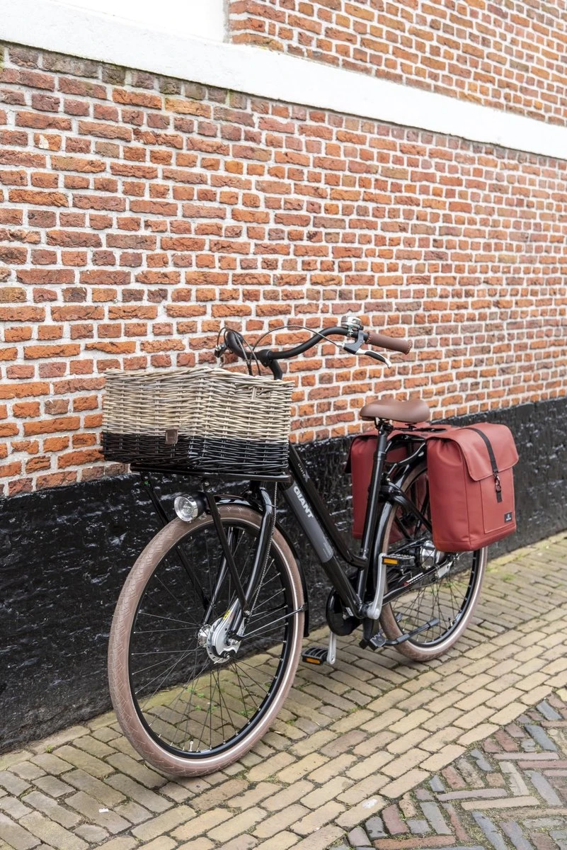 Fastrider Nero Rotan Fietsmand - Naturel - 26L - Handgemaakt - Afbeelding 9