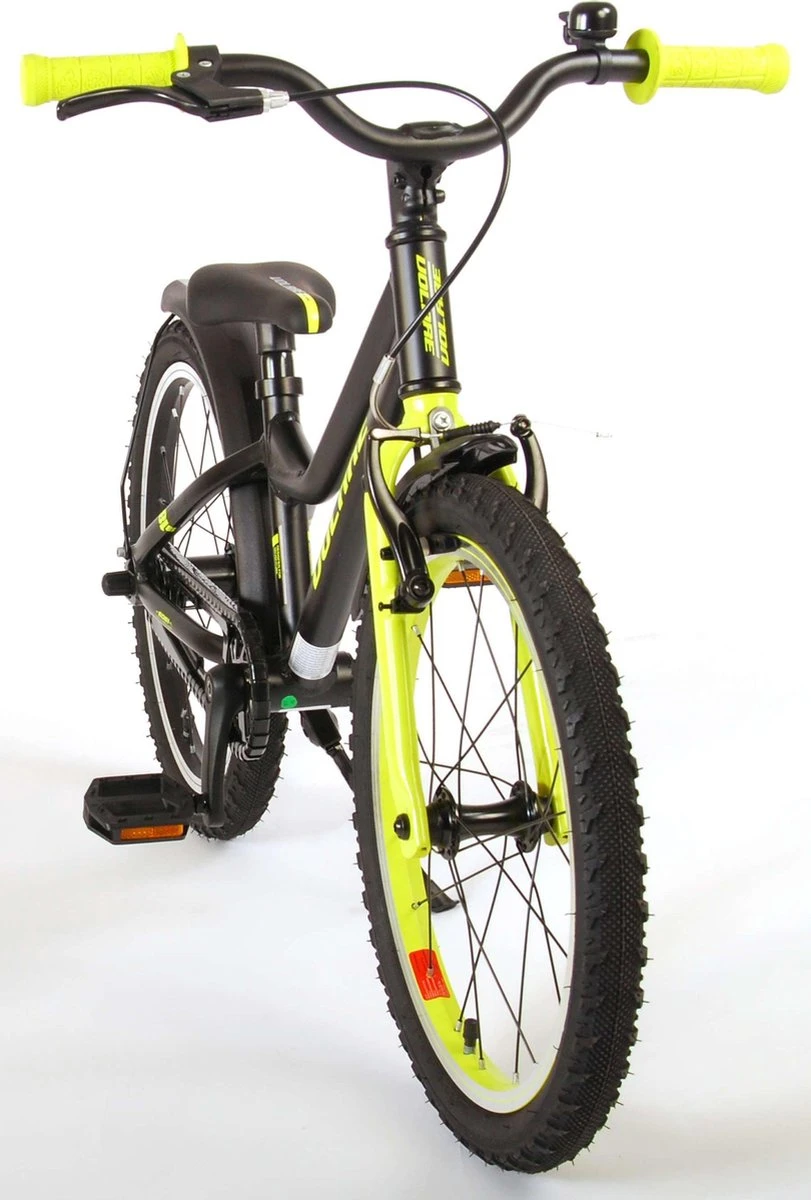 Volare Blaster Kinderfiets - Jongens - 18 Inch - Zwart Geel Groen - Prime Collection - Afbeelding 3