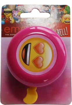 Emoji Fietsbel - Pink - Love - Hartjes - Kinderen