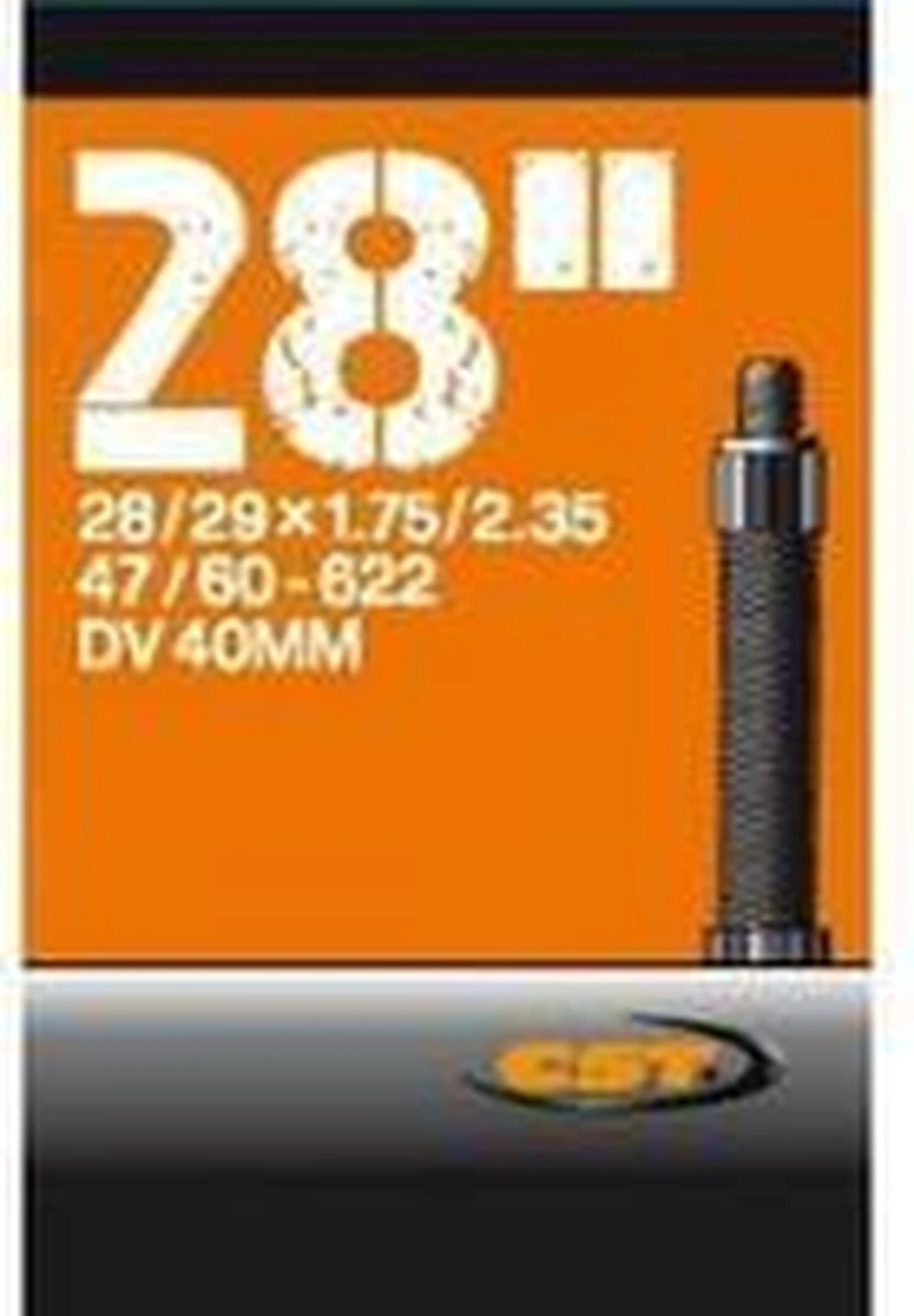 Cst Binnenband 28 X 1.50/2.35 Inch (40/60-622/635) Dv 40 Mm - Afbeelding 2