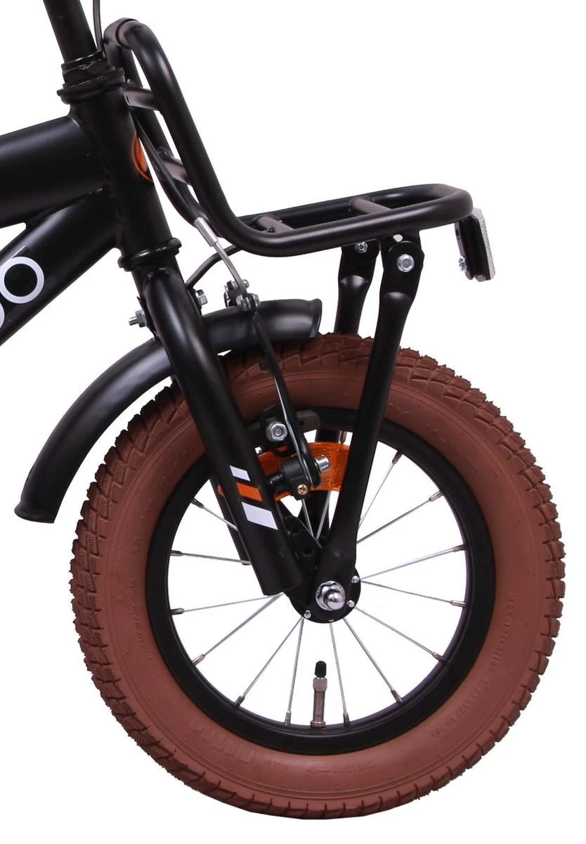 Amigo 2Cool Jongensfiets - Kinderfiets 12 Inch - Matzwart - Afbeelding 4