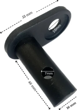 AnimalZ Fietskarkoppeling - Koppelstuk - Koppeling - Trekhaak Hondenfietskar - Fietskar