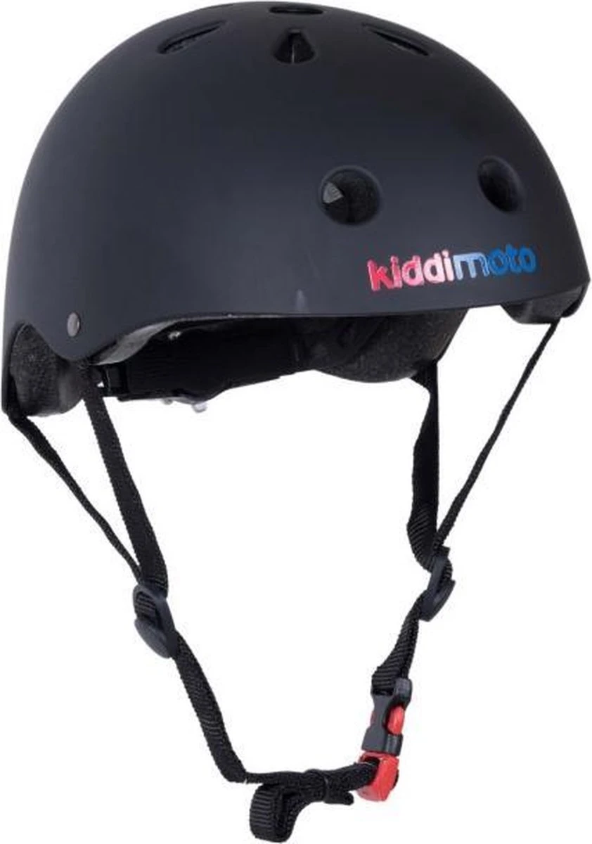 Kiddimoto Helm Zwart Mat Small - Afbeelding 4
