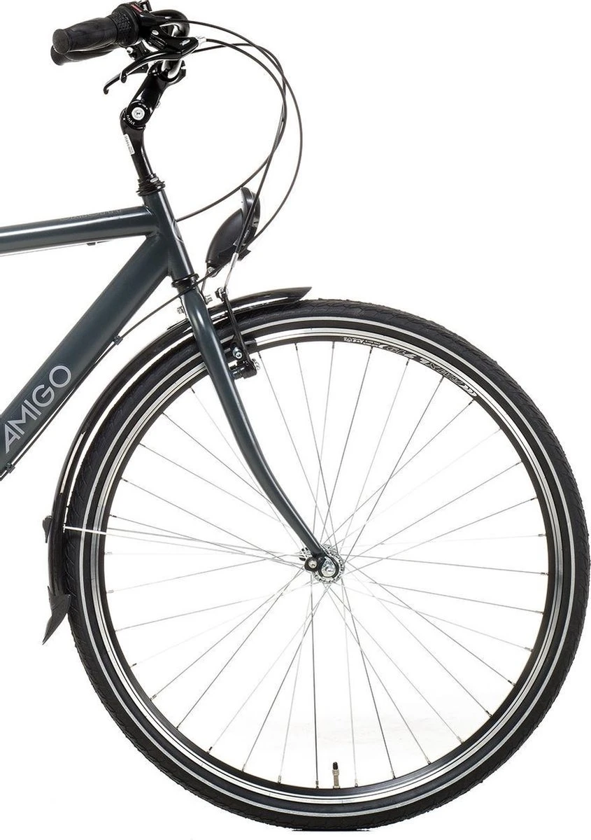 Amigo Bright - Herenfiets 28 Inch - Fiets Met 3 Versnellingen - Antraciet - Afbeelding 7