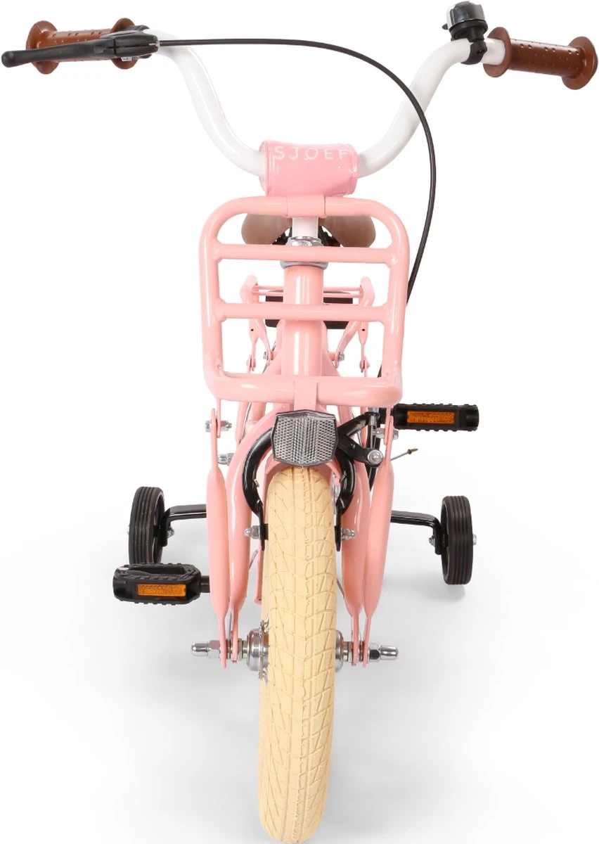 SJOEF Classic Meisjesfiets 12 Inch - Roze - Afbeelding 7