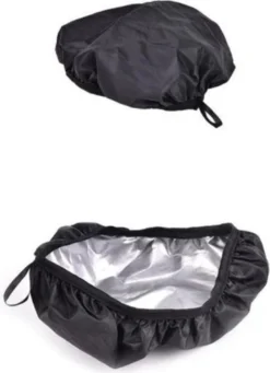 FSW-Products - 1 Stuk - Zadelhoes - Dubbelzijdige Coating - Waterdichte Zadelhoes - Fietszadelhoes - Zadeldekje - Zadeldek - Regenhoes - Cover Voor Zadel Tegen Regen - Zadelhoesbescherming - Regenhoes Zadel - Fietsaccessoires - Zwart - Zadelcover