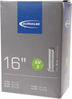 Schwalbe Binnenband 16 Inch (47/62-305) Av 40 Mm