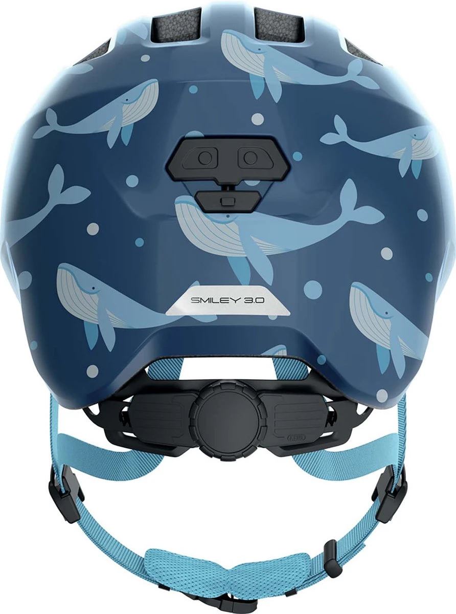 Abus Kinderhelm Smiley 3.0 M Blue Whale - Afbeelding 6