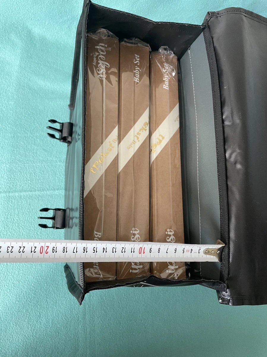 BayNL- Waterdicht - Dubbele - Bisonyl - Fietstas- Reflectoren - Zwart En Rood – 34cmX16.2cmX32cm=35 Liter - Afbeelding 12