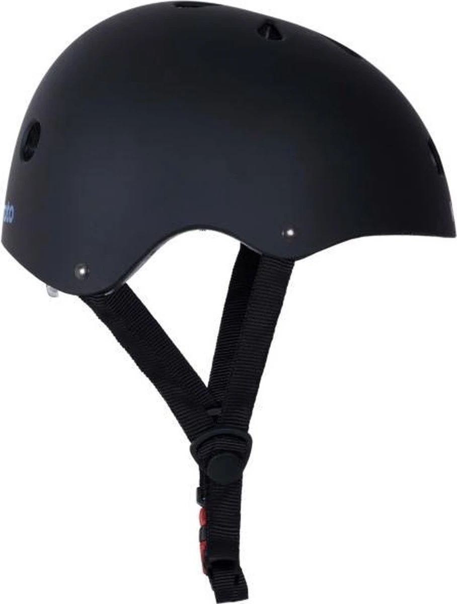 Kiddimoto Helm Zwart Mat Small - Afbeelding 2