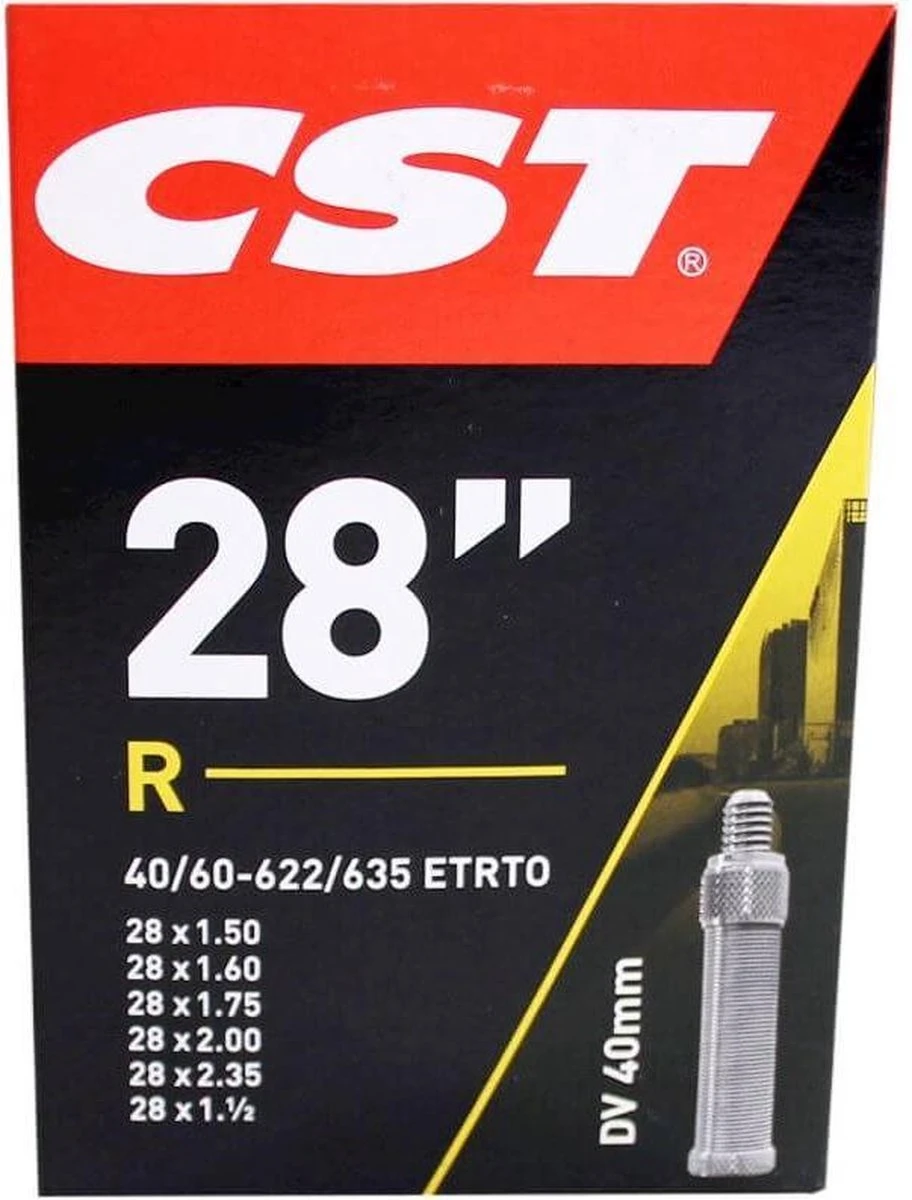 Cst Binnenband 28 X 1.50/2.35 Inch (40/60-622/635) Dv 40 Mm - Afbeelding 4