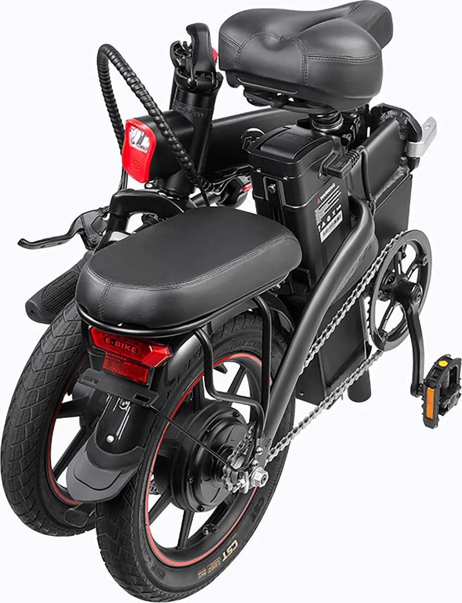 F-Wheel DYU A5 - Elektrische Vouwfiets - E Bike - 14 Inch - 7.5 Ah - 25km/u - Zwart - Afbeelding 5