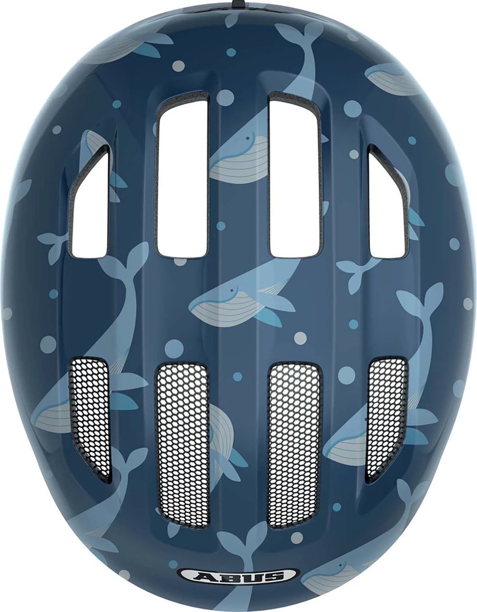Abus Kinderhelm Smiley 3.0 M Blue Whale - Afbeelding 7