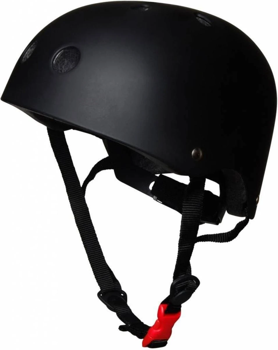 Kiddimoto Helm Zwart Mat Small