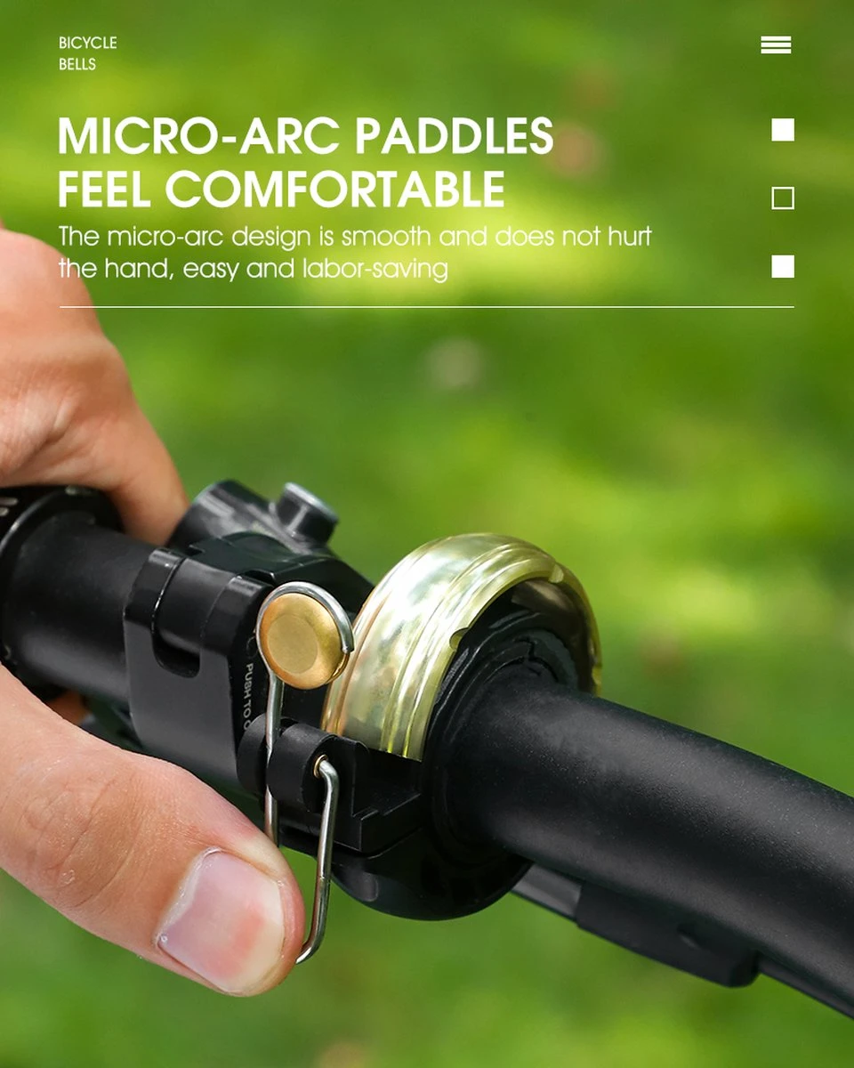 Fietsbel Goud Voor Racefiets Fiets Scooter En Motor - Mountainbike Accesoires En Wielrennen - Wielersport En Motorsport - Afbeelding 9