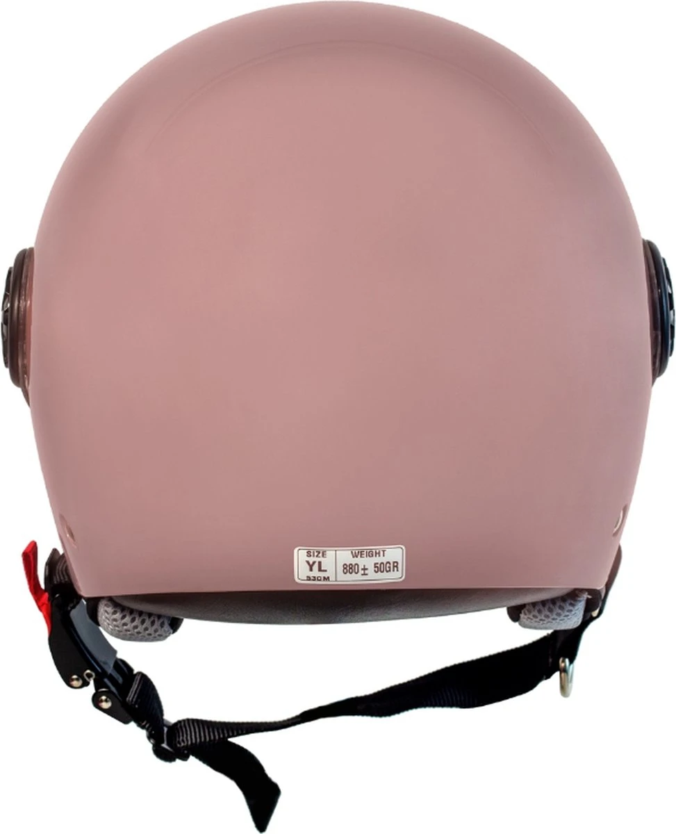 BHR 806 Kids | Roze | Kinderhelm Voor Scooter & Motor | Jongens En Meisjes | Maat M - Afbeelding 2