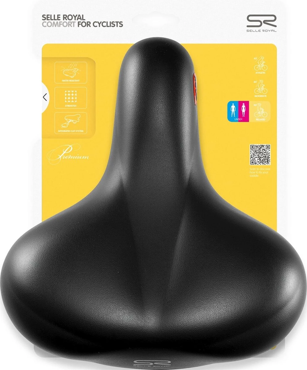 Selle Royal Torx Premium - Fietszadel - Unisex - Zwart - Afbeelding 8